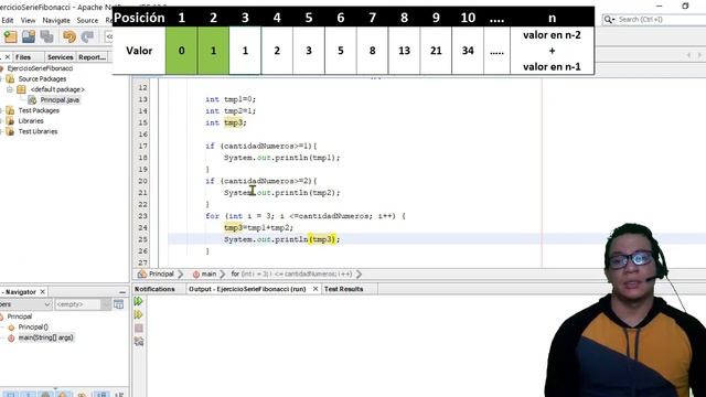 JAVA - Solución de ejercicios - Serie Fibonacci смотреть онлайн