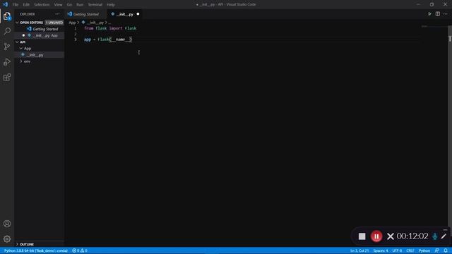 Flask Tutorial Session 1 | Python | Web Dev смотреть онлайн