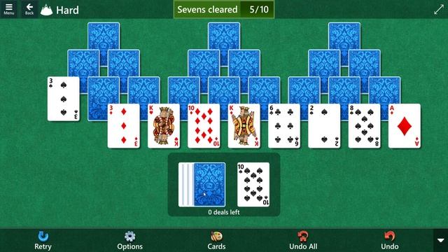 Microsoft Solitaire Collection: TriPeaks - Hard - July 10, 2023 смотреть онлайн