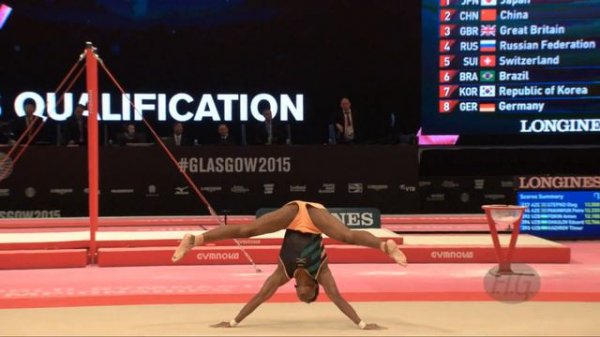 TAI Nicholas (JAM) - 2015 Artistic Worlds - Qualifications Floor Exercise