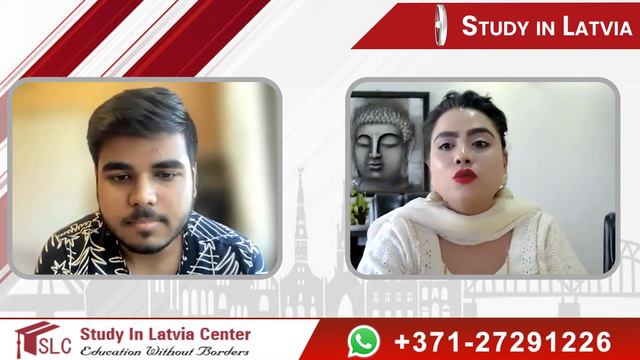 Our Student is Sharing his Experience Live From University Campus | Know everything about Latvia смотреть онлайн