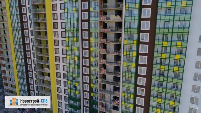 Обзор с воздуха ЖК «GreenЛандия 2» от застройщика Setl City (аэросъемка: май 2018 г.) смотреть онлайн