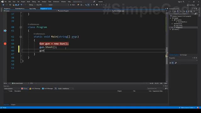 №78. C#. Конструктор класса смотреть онлайн
