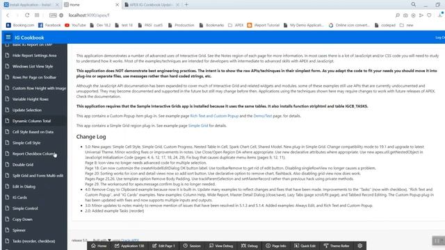 Oracle APEX interactive Grid customization using [ IG Cookbook ] смотреть онлайн