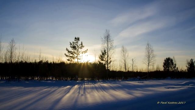Siberian winter sunset смотреть онлайн