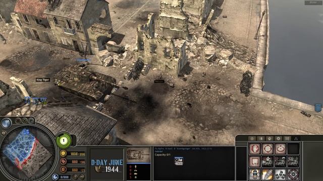 Company of Heroes Blitzkrieg Mod Historial Addon King Tiger Veteran смотреть онлайн