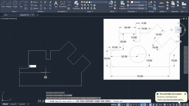 AutoCAD Drawings | AutoCAD Exercises Part 16 смотреть онлайн