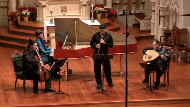 G.P. Telemann Sonata in F major, complete; Gonzalo X. Ruiz, baroque oboe with Voices of Music смотреть онлайн