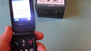 Раскладного кнопочного телефона  PANASONIC KX 456 TU ru  В ожидании 600 часов