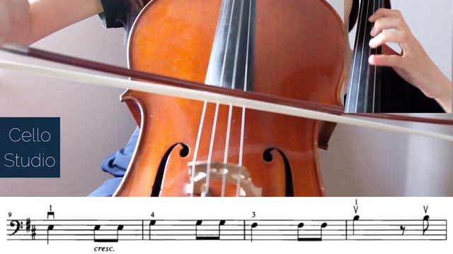 6. O Come, Little Children - Suzuki Cello Book 1 Tutorial by Cello Studio смотреть онлайн