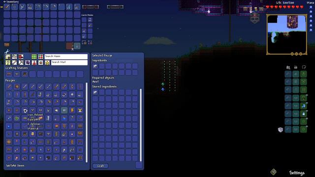 Cloud in a Bottle and Iron armor! (Death and Eternity Mode Terraria playthrough part 1) смотреть онлайн