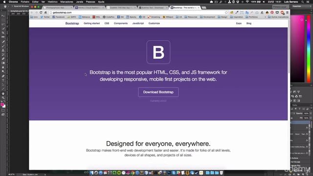 Series: psd to html5 css3 using twitter bootstrap 3 - part 01 смотреть онлайн