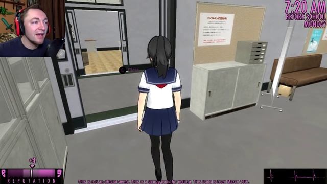 SENPAI PLEASE NOTICE ME? | Yandere Simulator смотреть онлайн