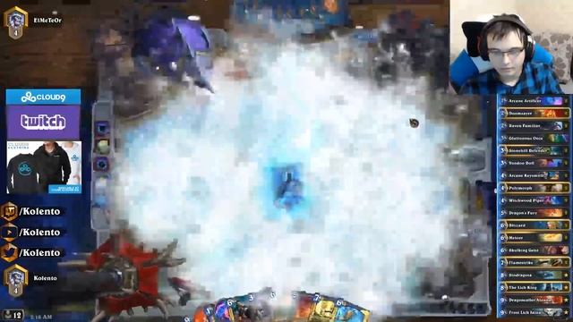 What a CRAZY game | Big spell mage | The Witchwood | Hearthstone смотреть онлайн