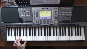 Видеоурок на синтезаторе Розовый вечер