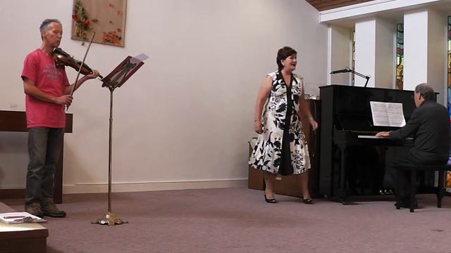 Elaine Huckle, Philip Bond-piano, Peter Gyles-violin. Dvorak's Gypsy Songs.