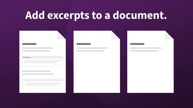 Streamline Confluence Excerpts | MultiExcerpt Cloud