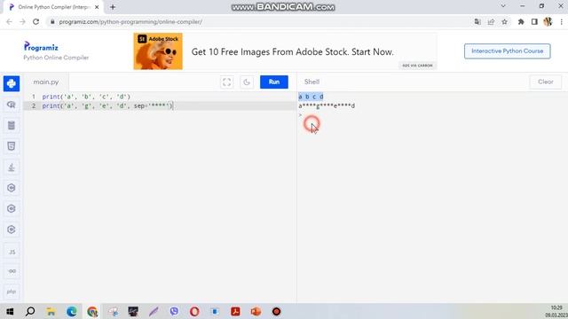Лекція 4.3. Python_Команда input() Параметри sep та end смотреть онлайн