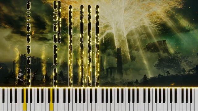ELDEN RING Main Theme - Piano Tutorial смотреть онлайн