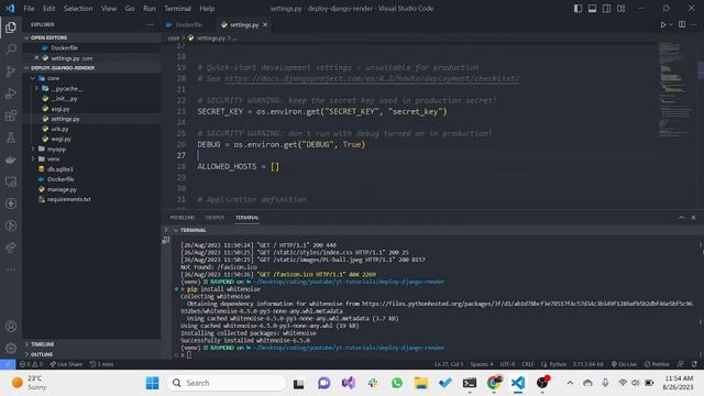 Deploy a Django app on Render for free | It covers Docker and staticfiles смотреть онлайн
