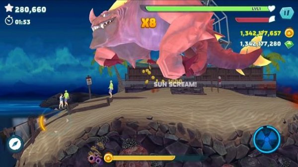 Hungry Shark Evolution ENEMY BEHEMOTH New Shark Mod - All 25 Sharks Unlocked Hack Gems Coins Mod