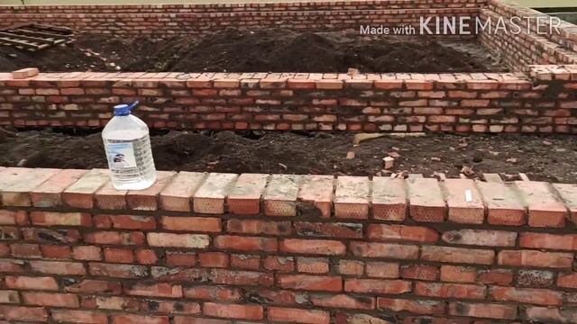 Кладка цоколя в 1,5 кирпича, с заступом под заливку плиты ,за один день, кирпич одинарный полнотелы смотреть онлайн