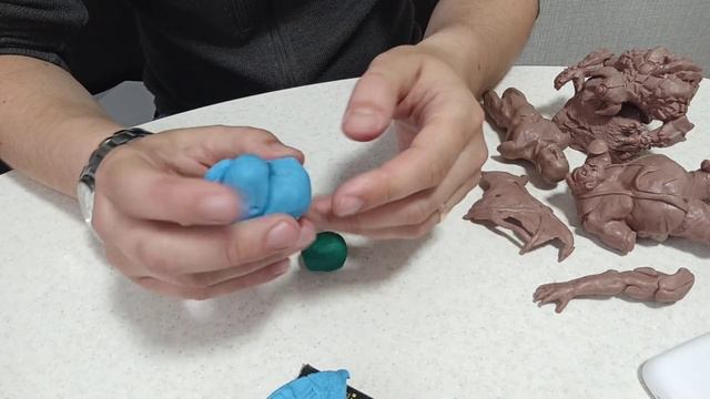 Обзор материалов для лепки. Пластилин, полимерка, MonsterClay. смотреть онлайн