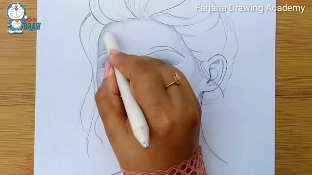 How to shading and blending a face with pencil for beginners смотреть онлайн