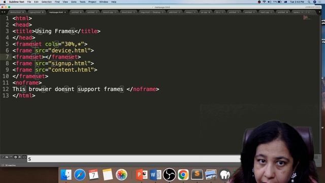 Creating Frames in HTML | Web Technologies | BCA Semester - 1 | Web Site Designing смотреть онлайн