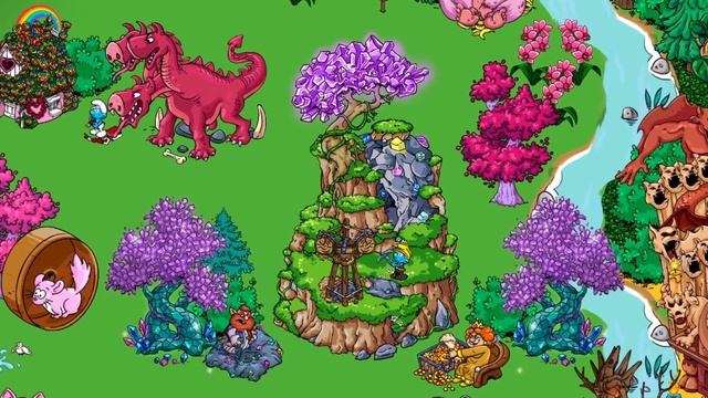 Smurfs’ Village Mobile Game v2.39.0 - Valentine's Day Event смотреть онлайн