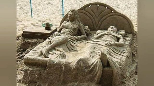 Шедевры из песка скульптура поделки из песка смотреть онлайн