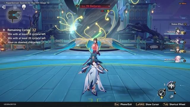 15/40 Cycles Memory of Chaos F10 v1.1 Clear | Honkai: Star Rail смотреть онлайн