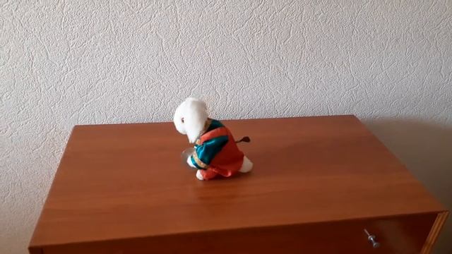 Заводной заяц с тарелками, игрушка из СССР