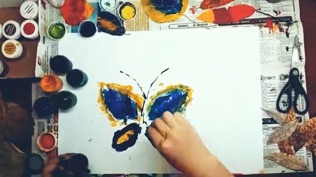 Мастер класс: рисунок сухими листьями смотреть онлайн