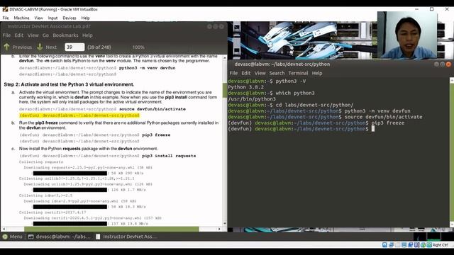 Lab 3.1.12 - Explore Python Development Tools смотреть онлайн