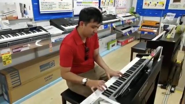 Kyu Sakamoto - 上を向いて歩こう Sukiyaki Song (piano cover) смотреть онлайн