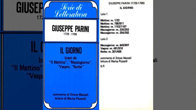 Il Giorno - Mattino vv. 787_810 смотреть онлайн