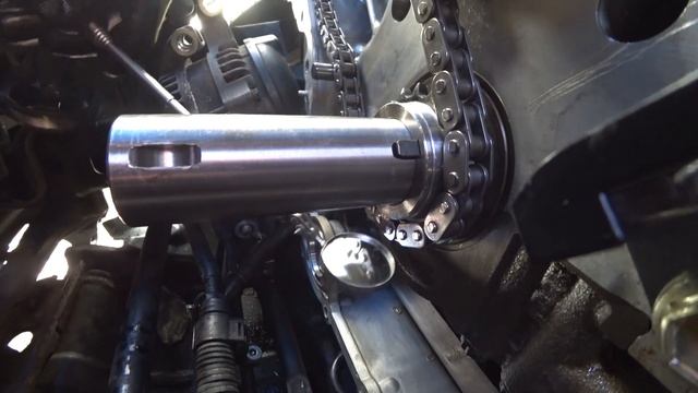changing the timing chain on Toyota Tundra V8 5 7 смотреть онлайн