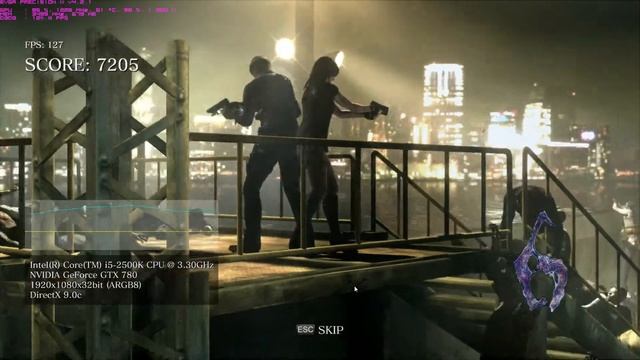 Resident Evil 6 Benchmark with the EVGA GTX 780 Classified maxed out at 1080p. смотреть онлайн