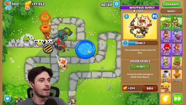 Making the real life Quincy VOICE ACTOR our Player 3 (BTD 6) смотреть онлайн