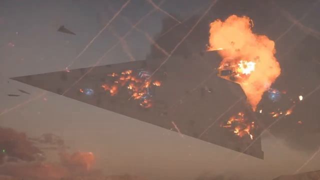 Star Wars Battlefront Cinematic : Super Star Destroyer "Ravager" Crash on Jakku - no commentary смотреть онлайн