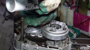 Переборка мотора мопеда Альфа-Дельта.Страшный звук из поршневой!