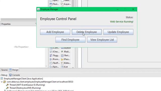 Java: Spring Framework (Exercise) in Eclipse - JAX Web Service [Employee Manager GUI] смотреть онлайн