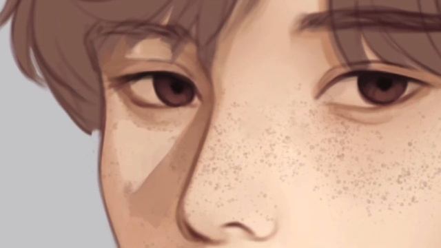 How to Paint Skin in Digital Art | Semi Realistic Tutorial смотреть онлайн