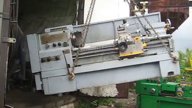 Разгрузка токарного станка 16К20