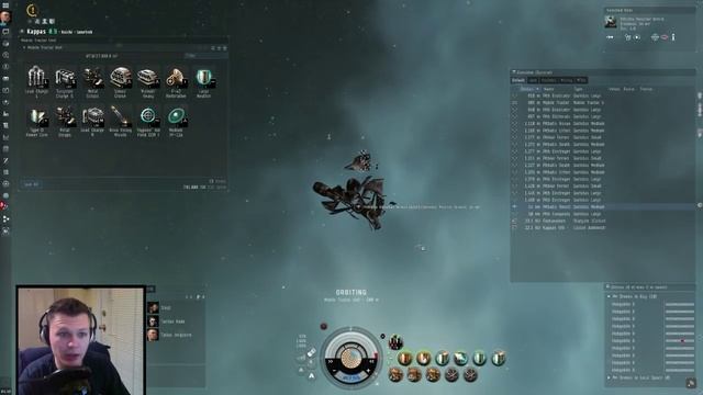 EVE Online Level 4 Mission Running in a Rokh | Livestream смотреть онлайн