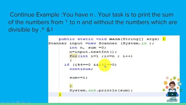 13- java tutorial - break , continue and nested loop смотреть онлайн