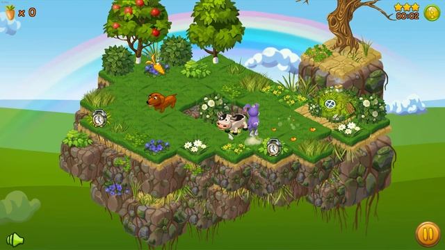 Funny Bunny: Adventures ? Gameplay ? Best game for Kids смотреть онлайн