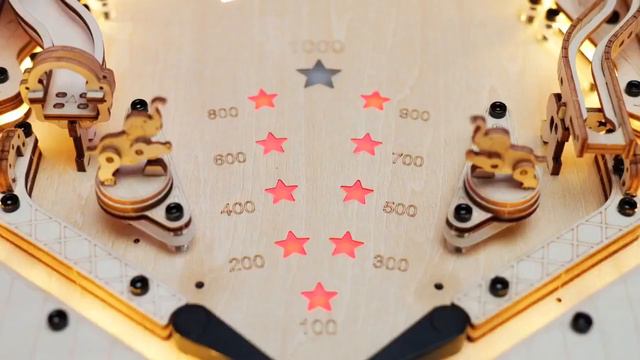 3D Wooden Puzzles - 3D Pinball Machine Puzzle EG01