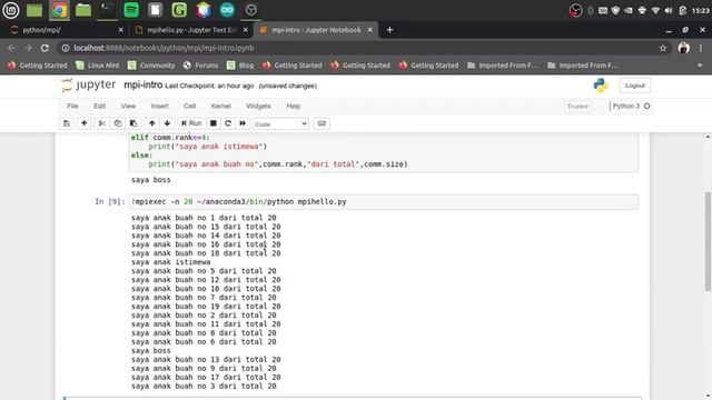 Video Penjelasan Pemrgraman dasar MPI смотреть онлайн